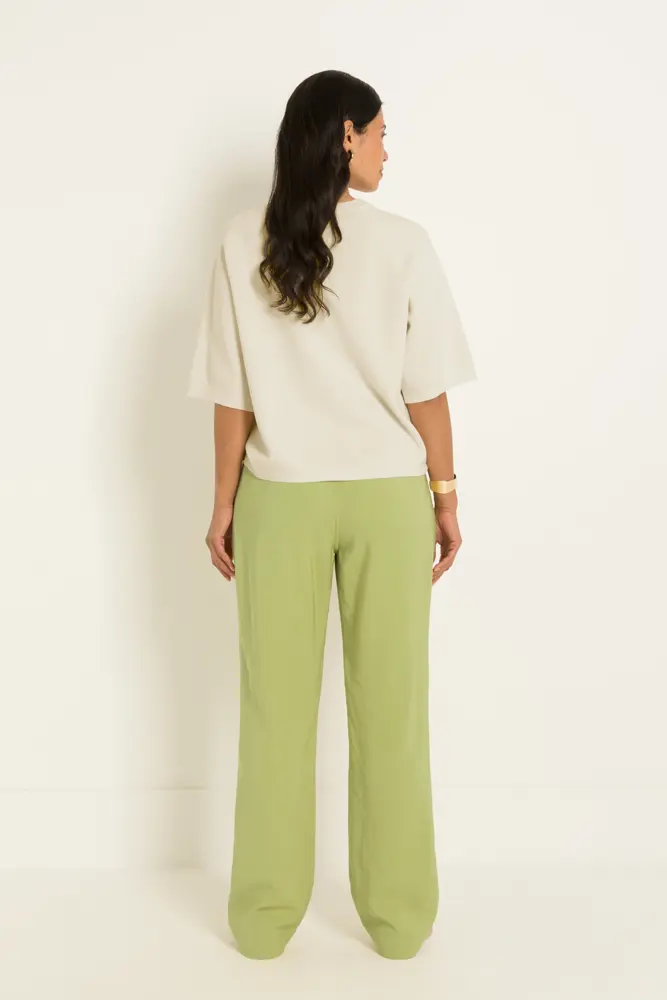 Katoenen trui in boxy fit