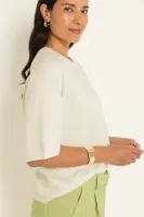 Katoenen trui in boxy fit