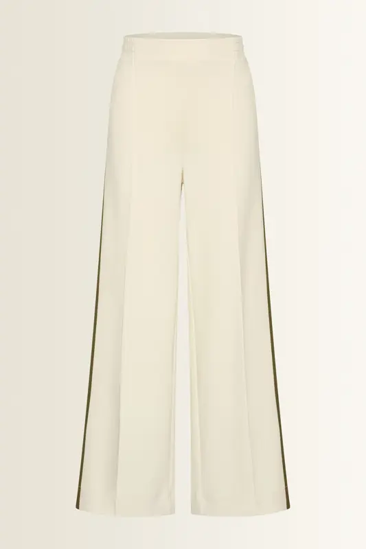 Broek met contraststrepen