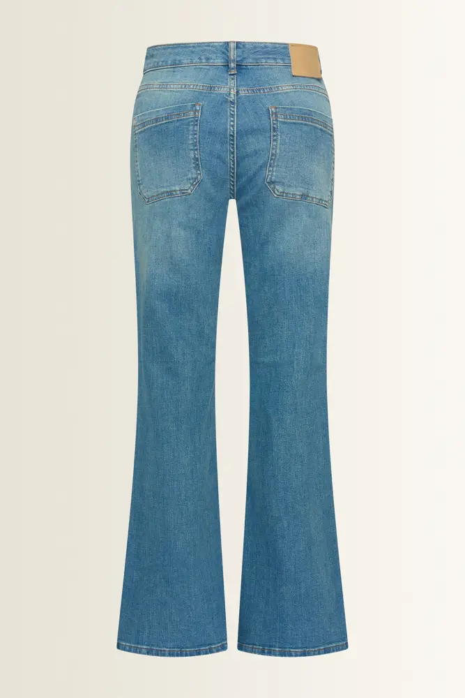 Denim broek met voorzakken