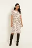Dierenprint travel jurk