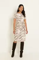 Dierenprint travel jurk