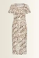 Dierenprint travel jurk