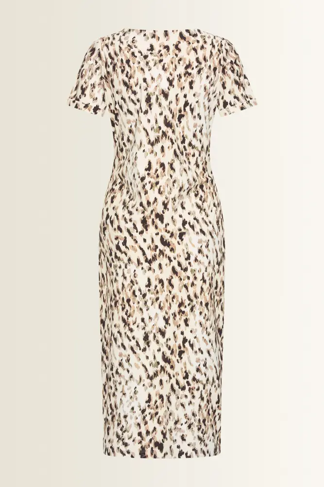 Dierenprint travel jurk