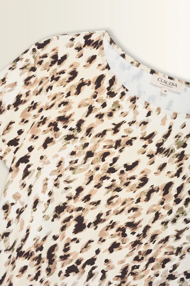 Dierenprint travel jurk