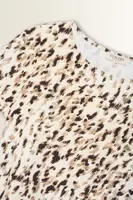 Dierenprint travel jurk