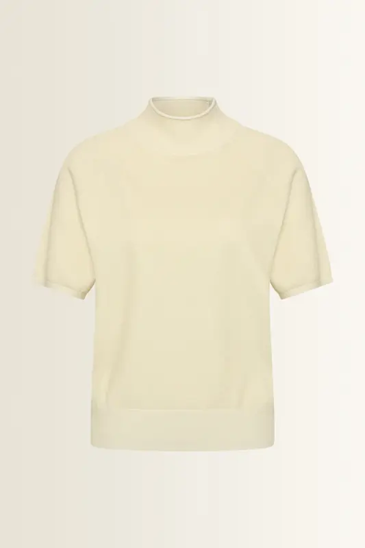 Trui met korte col en lurex-effect