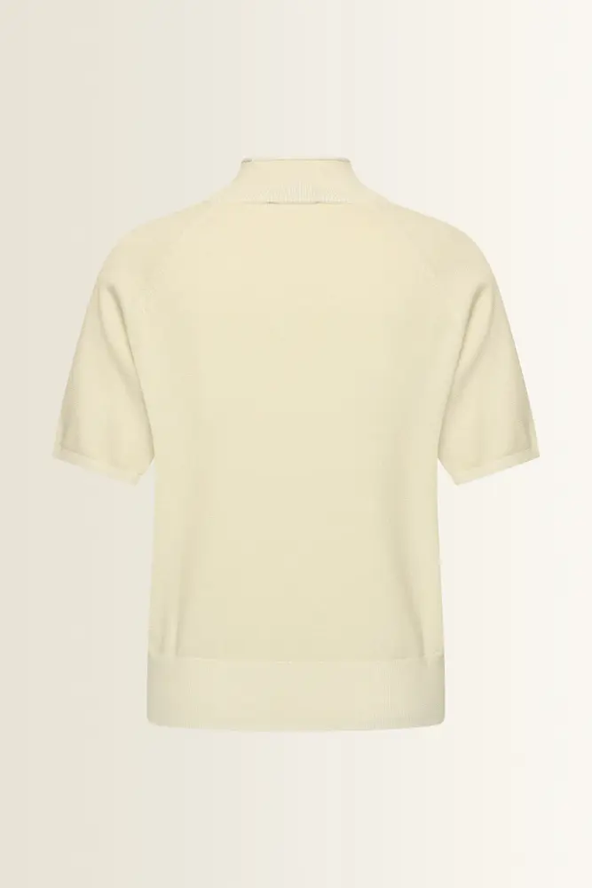 Trui met korte col en lurex-effect