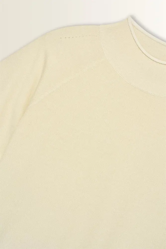 Trui met korte col en lurex-effect