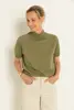 Trui met korte col en lurex-effect