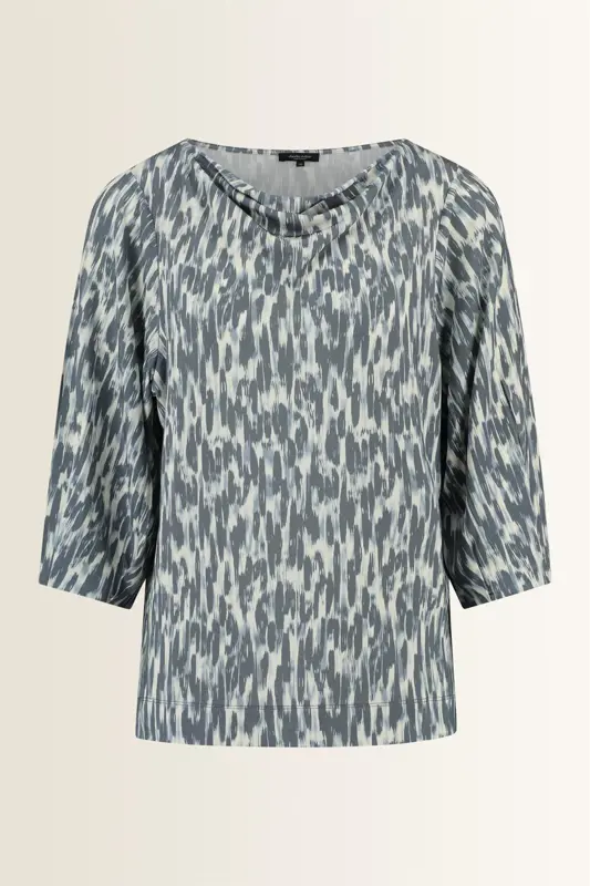 Print top met zachte plooival