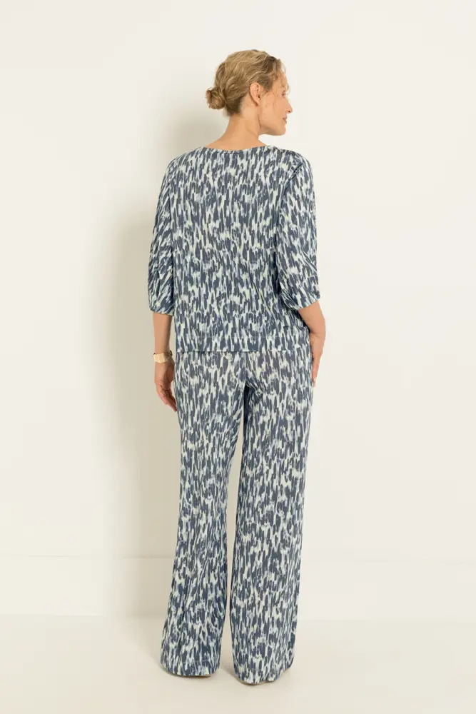 Print top met zachte plooival