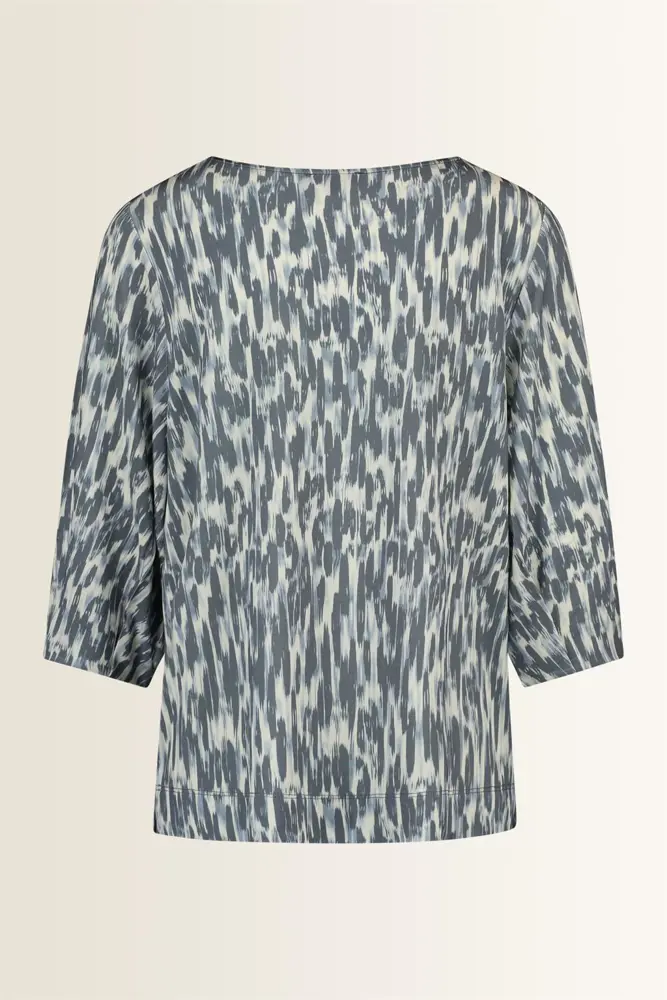 Print top met zachte plooival