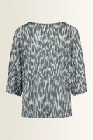 Print top met zachte plooival