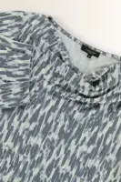 Print top met zachte plooival