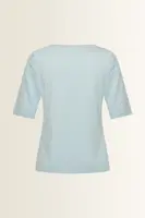 Top in jersey met ronde hals