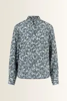 Print blouse met subtiele structuur