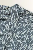 Print blouse met subtiele structuur