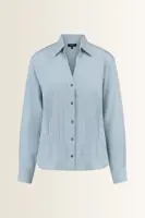 Gestreepte blouse met ingestikte taille