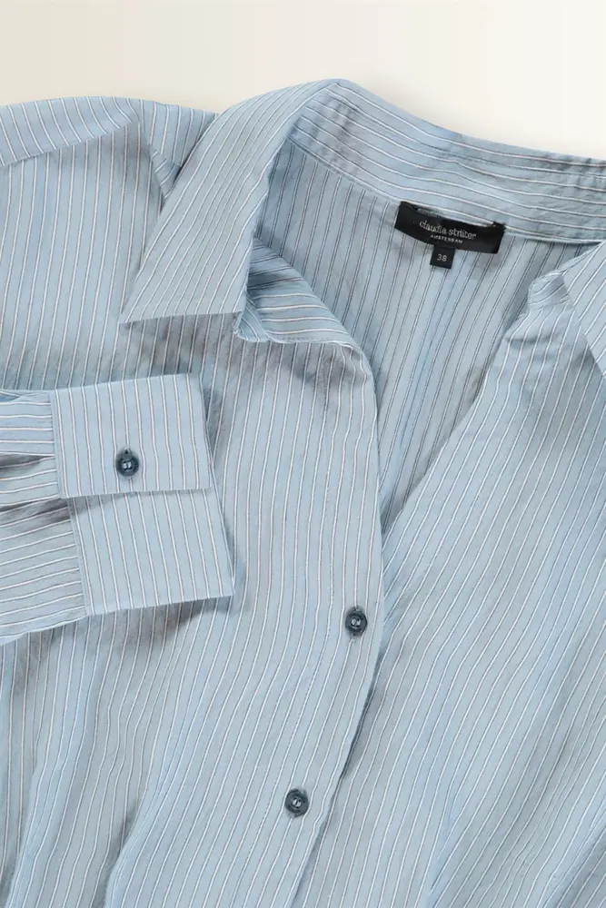 Gestreepte blouse met ingestikte taille