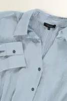 Gestreepte blouse met ingestikte taille