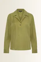 Blouse van glanzend lyocell