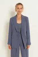 Blazer van crêpe