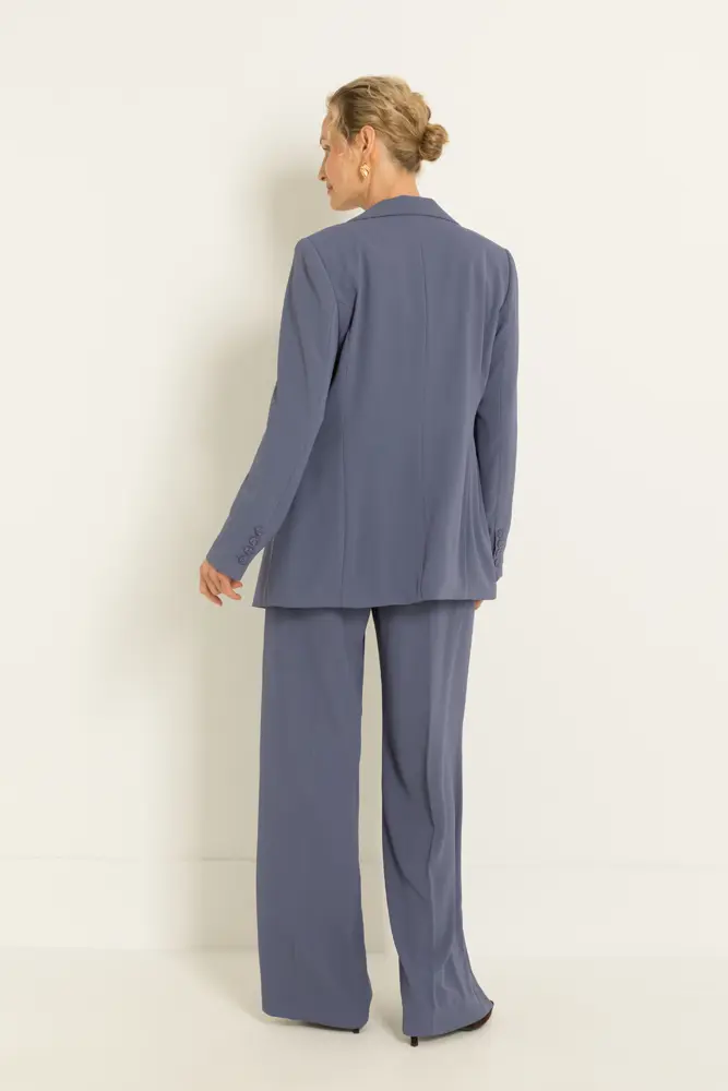Blazer van crêpe