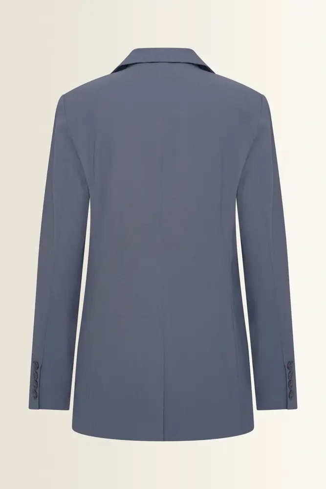Blazer van crêpe