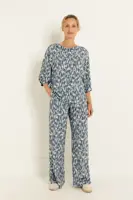 Palazzo print broek van jersey