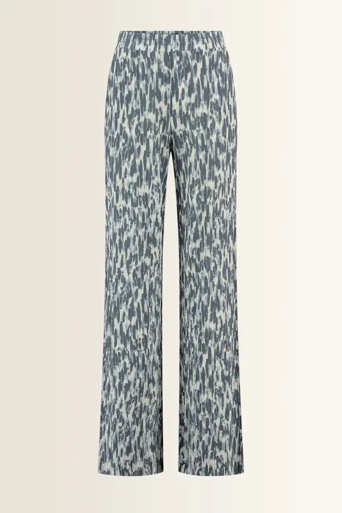 Palazzo print broek van jersey