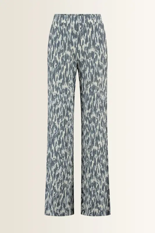 Palazzo print broek van jersey