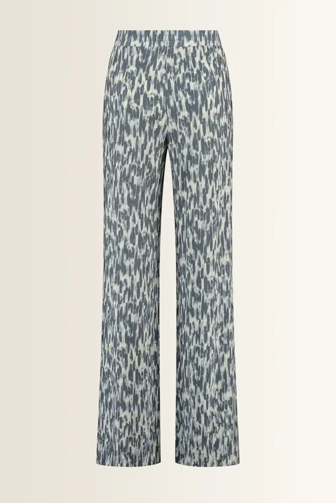 Palazzo print broek van jersey