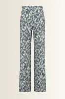 Palazzo print broek van jersey