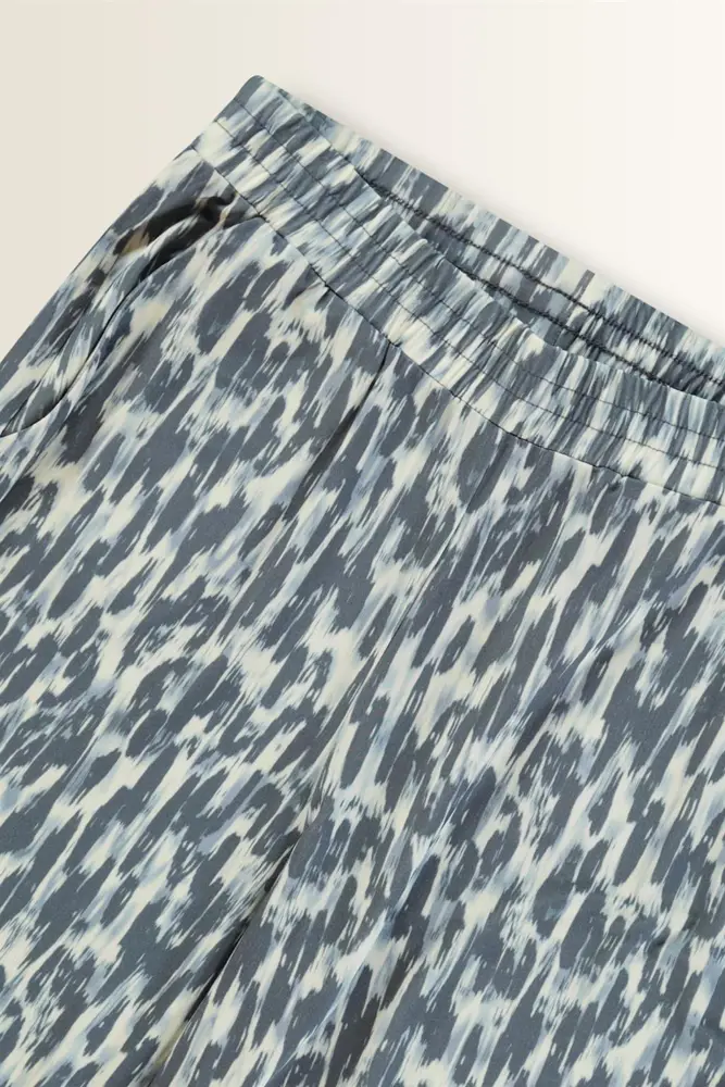 Palazzo print broek van jersey