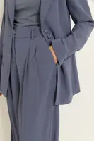 Wijde pantalon van crêpe