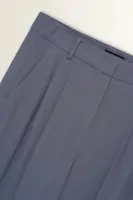 Wijde pantalon van crêpe