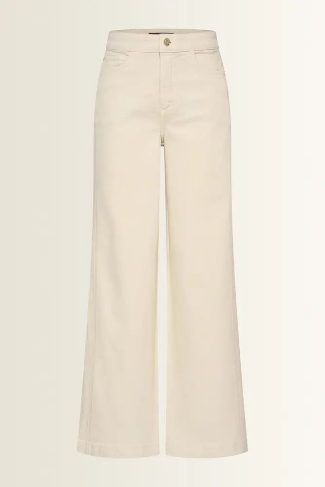 Rechte jeans met subtiel paneeleffect