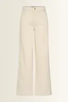 Rechte jeans met subtiel paneeleffect