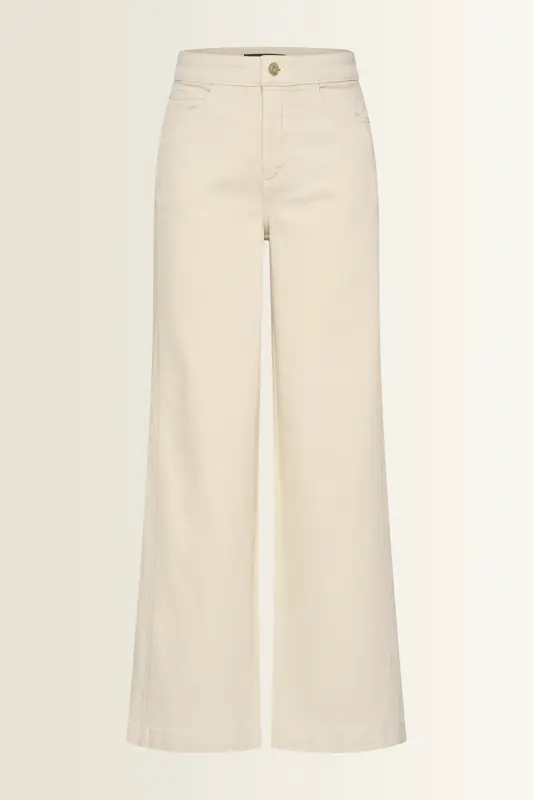 Rechte jeans met subtiel paneeleffect