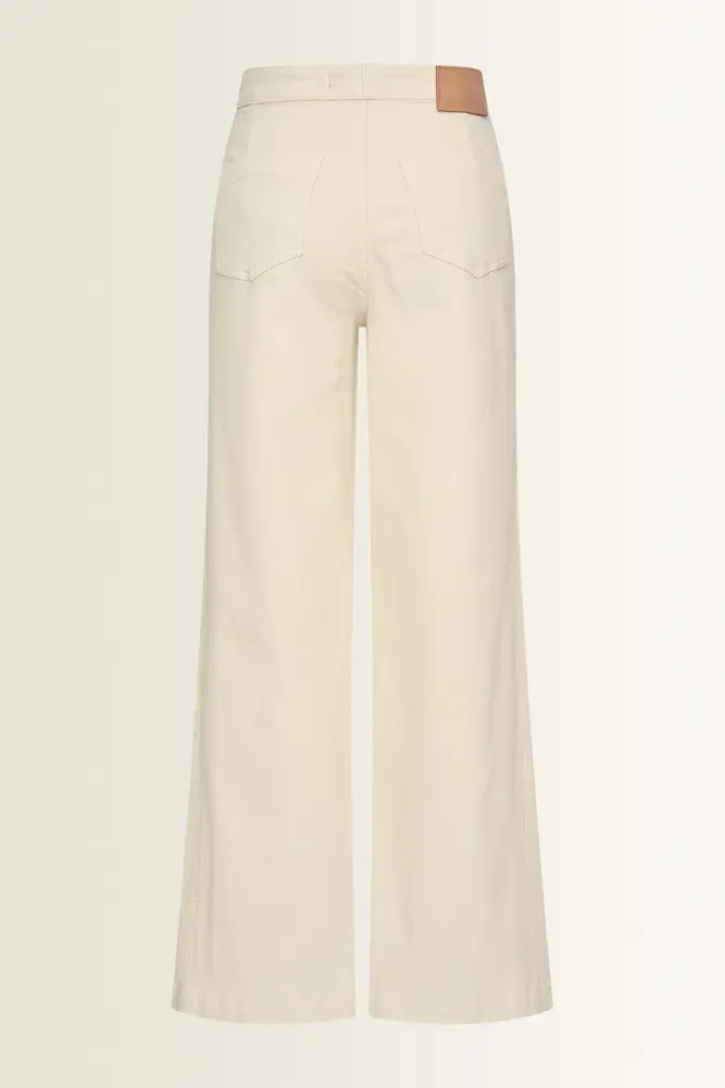 Rechte jeans met subtiel paneeleffect
