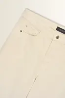 Rechte jeans met subtiel paneeleffect