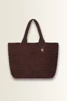 Shopper met vlechtstructuur