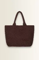 Shopper met vlechtstructuur