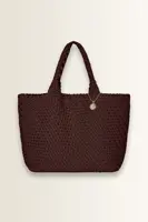 Shopper met vlechtstructuur