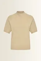 Trui met korte col en lurex-effect