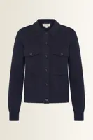 Kort Milano-vest met opgestikte zakken