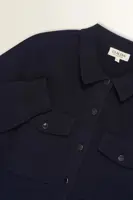 Kort Milano-vest met opgestikte zakken