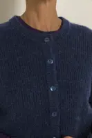 Mouwloos vest in alpacamix