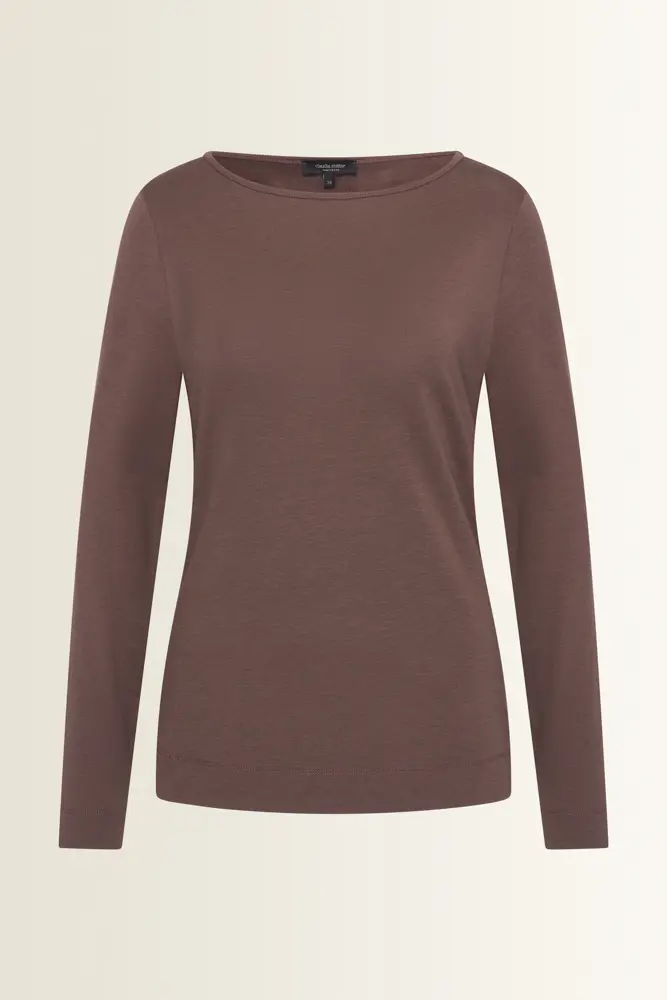 Top met soepele stretchjersey